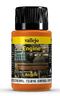 Vallejo 73816 40ml Bottle Diesel Stains Weathering FX