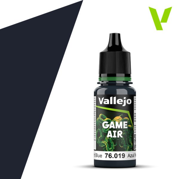 Vallejo 76019 18ml Bottle Night Blue Game Air (6/Bx)
