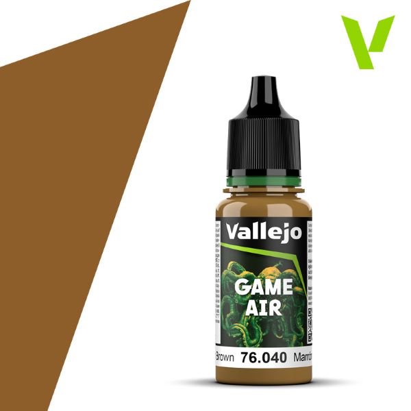 Vallejo 76040 18ml Bottle Leather Brown Game Air (6/Bx)