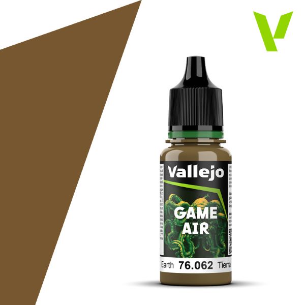 Vallejo 76062 18ml Bottle Earth Game Air (6/Bx)