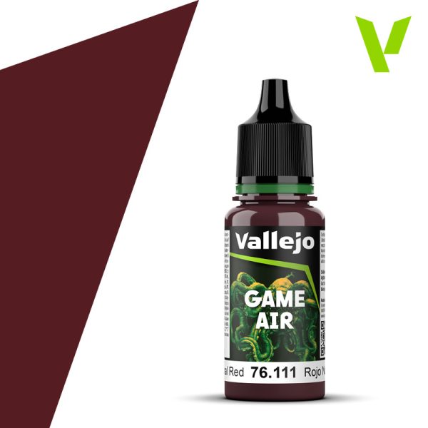 Vallejo 76111 18ml Bottle Nocturnal Red Game Air (6/Bx)