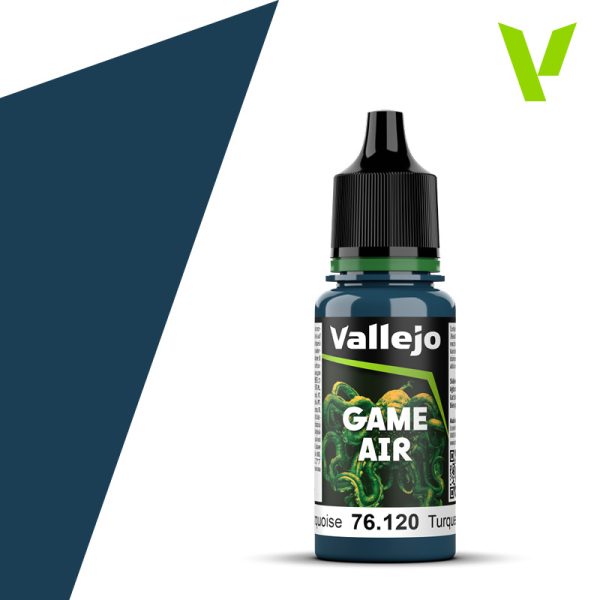 Vallejo 76120 18ml Bottle Abyssal Turquoise Game Air (6/Bx)