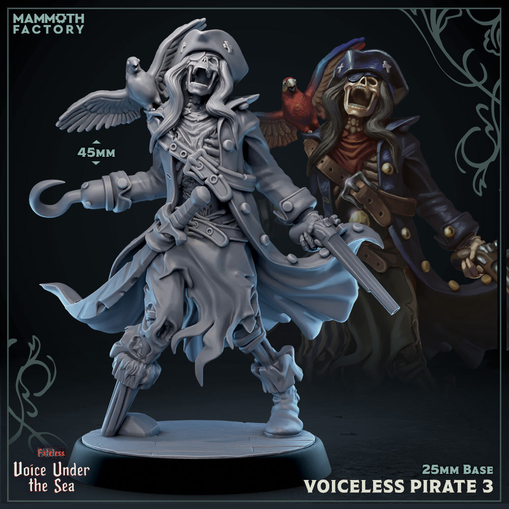Voiceless Pirate 3 (Undead Pirate)