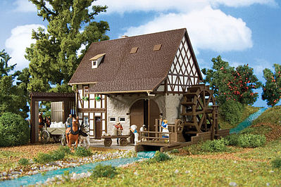 Vollmer 43687 HO Scale Grain Mill -- 6-13/32 x 5-15/16 x 5-13/64" 16 x 14.8 x 13cm