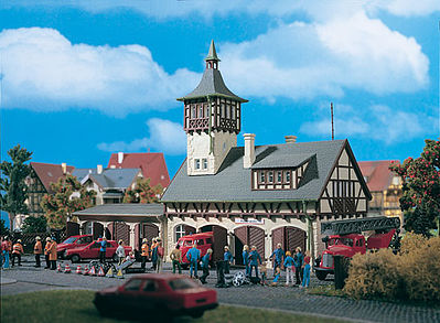 Vollmer 43751 HO Scale Village Fire Station
