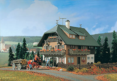 Vollmer 43792 HO Scale Forester's House -- 5-1/2 x 4-1/2 x 5" 14 x 11.5 x 12.5cm