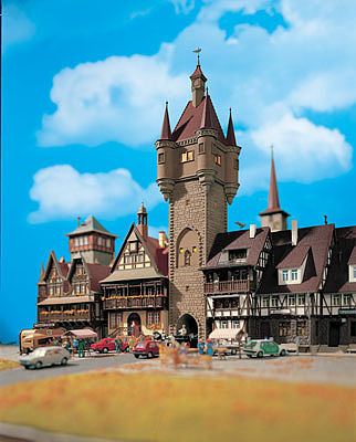 Vollmer 43900 HO Scale Rothenburg Tower -- 3-1/2 x 3-1/2 x 14-1/2" 9 x 9 x 36.5cm
