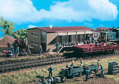 Vollmer 45604 HO Scale Warehouse -- 6-1/4 x 4 x 2-1/2" 16 x 10 x 6.5cm