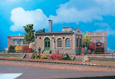 Vollmer 45612 HO Scale Workshop - Kit -- 5-1/8 x 2-3/4 x 4-3/8" 13 x 7 x 11cm