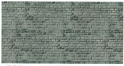 Vollmer 46052 All Scale Stone Pattern Embossed Paper Sheet -- Porphyry Gray Brick pkg(10)