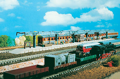 Vollmer 47538 N Scale Modern Platform -- 19-1/2 x 1" 49 x 2.5cm