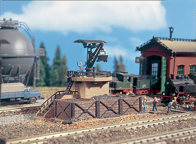 Vollmer 47549 N Scale Coaling Station w/Crane -- 3-3/16 x 1-7/8 x 2-3/8" 8 x 4.7 x 6cm