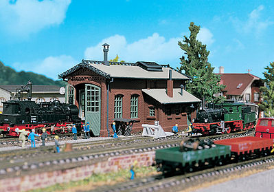 Vollmer 47607 N Scale Single Engine Track Shed