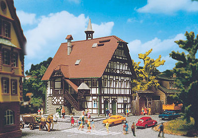 Vollmer 47735 N Scale Village Council Office -- 4-1/8 x 3-3/4" 10.6 x 9.5cm