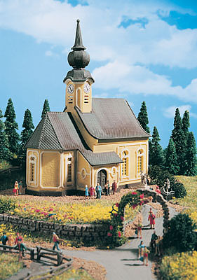 Vollmer 47740 N Scale Church -- 5-1/4 x 3" 13.5 x 7.5cm