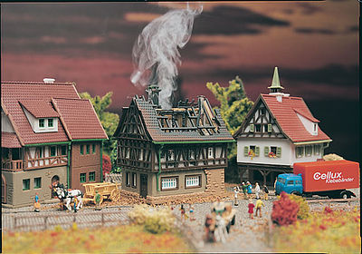 Vollmer 49538 Z Scale House on Fire -- 2 x 1-1/2" 5 x 3.8cm