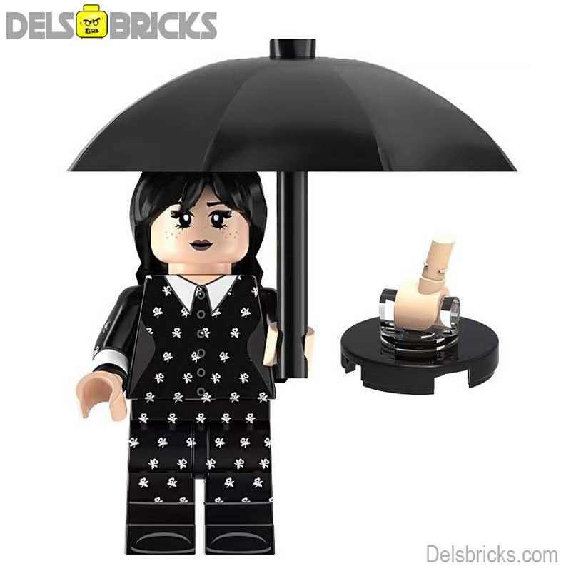 Wednesday in polkadot dress Lego Minifigures Custom Toys