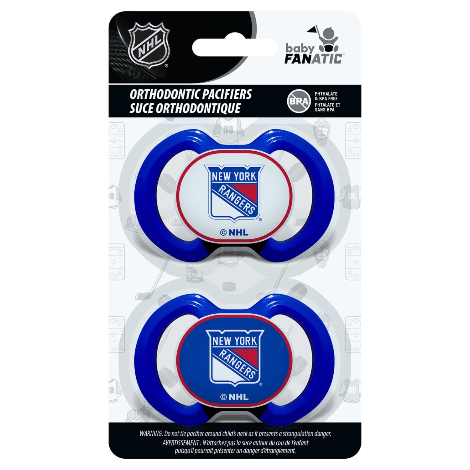 New York Rangers - Pacifier 2-Pack