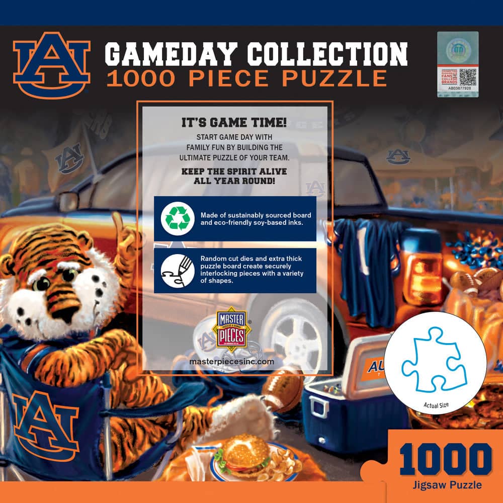 Auburn Tigers - Gameday 1000 Piece Jigsaw Puzzle