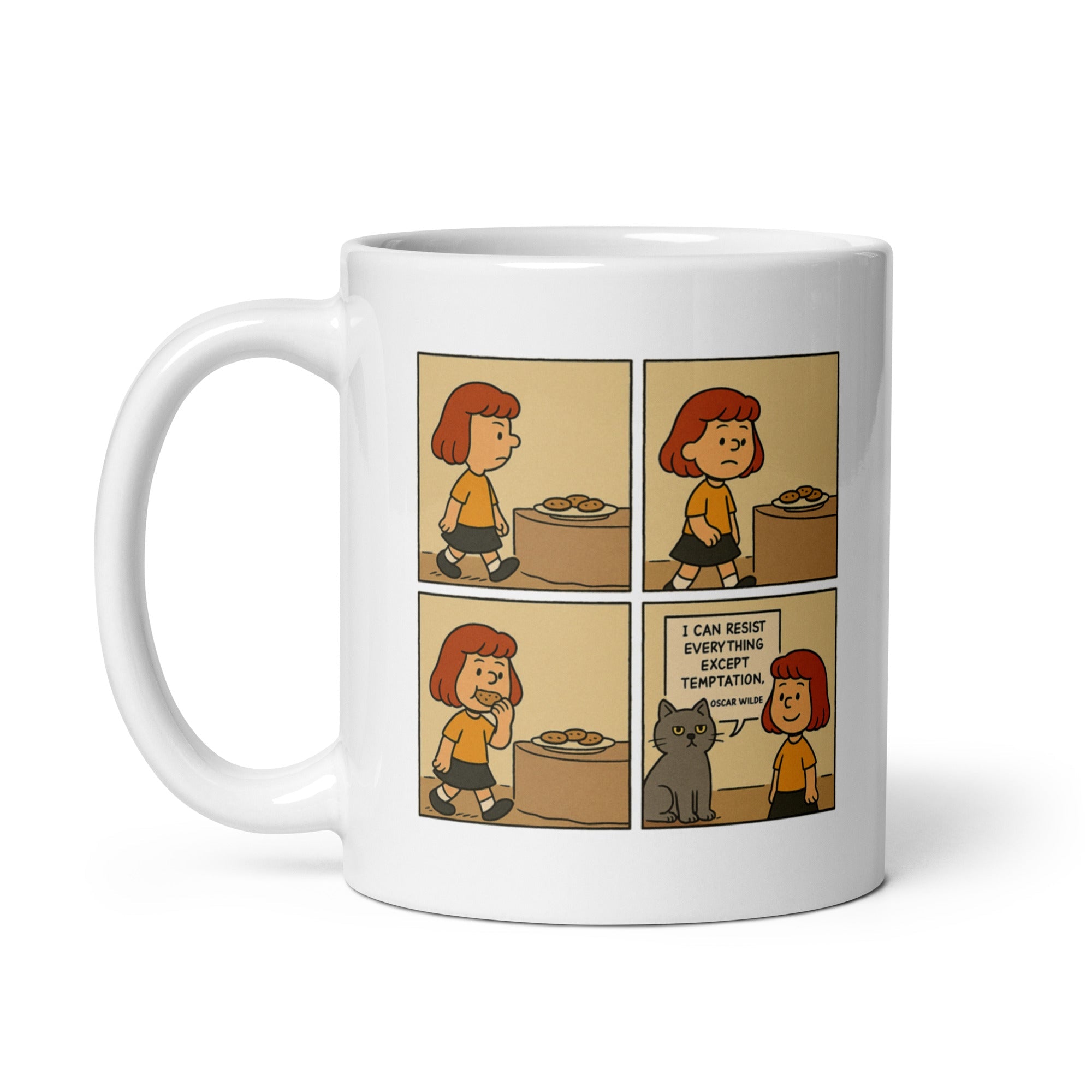 Resisting Temptation Novelty Mug