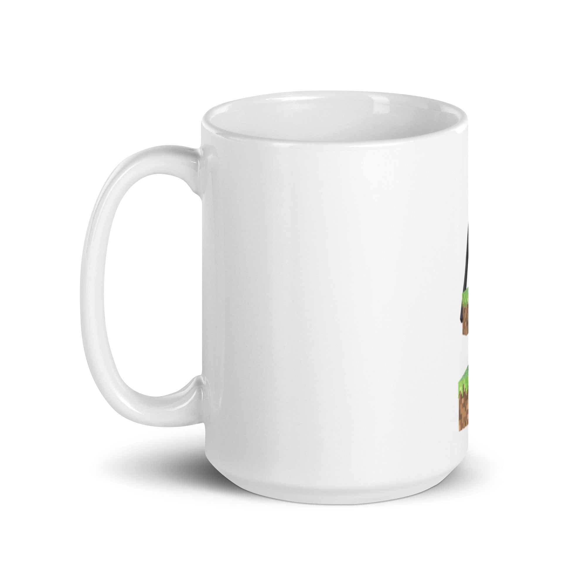 Minecraft Enderman Design White Glossy Mug