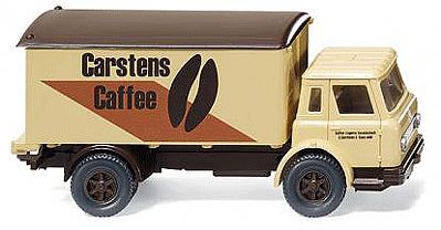 Wiking 44602 HO Scale International Harvester Box Van Delivery Truck - Assembled -- Carstens Caffee
