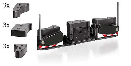 Wiking 77844 11689 Scale AGRIbumper for Farm Machinery -- Black