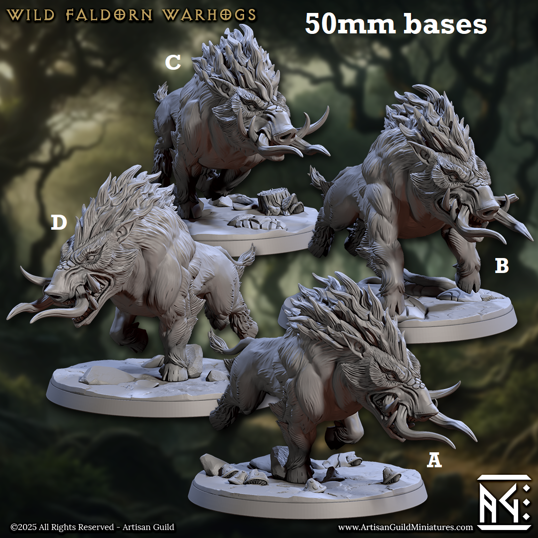 Wild Faldorn Warhogs (Boars / Warthogs)