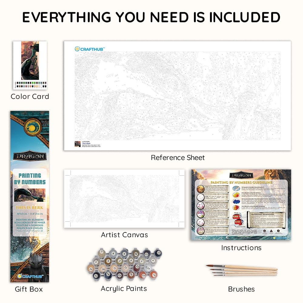 This Is Berk - Paint By Numbers Kit