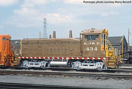 Walthers Mainline 910-10603 HO Scale EMD NW2 Phase V - Standard DC -- Elgin, Joliet & Eastern #438