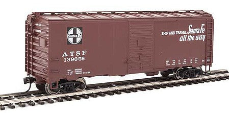 Walthers Mainline 910-1332 HO Scale 40' Association of American Railroads 1944 Boxcar - Ready to Run -- Santa Fe #139056 (Super Chief)