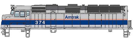 Walthers Mainline 910-19467 HO Scale EMD F40PH ESU Sound and DCC Amtrak(R) #374