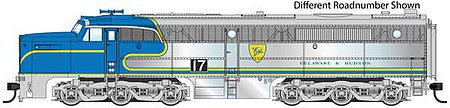 Walthers Mainline 910-20094 HO Scale Alco PA - ESU Sound & DCC -- Delaware & Hudson #18 (painted & plated metal warbonnet blue & silver)