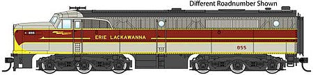 Walthers Mainline 910-20100 HO Scale Alco PA - ESU Sound & DCC -- Erie Lackawanna #861 (gray, red, silver, yellow)