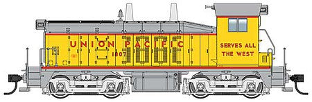 Walthers Mainline 910-20662 HO Scale EMD SW7 - ESU Sound & DCC -- Union Pacific(R) #1807 (Armour Yellow, gray, red)