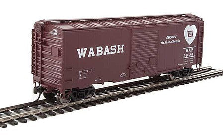 Walthers Mainline 910-2267 HO Scale 40' ACF Welded Boxcar w/8' Youngstown Door - Ready to Run -- Wabash #90293