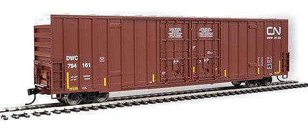 Walthers Mainline 910-2988 HO Scale 60' High-Cube Plate F Boxcar - Ready to Run -- Canadian National #794161 - DWC reporting marks