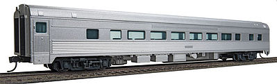 Walthers Mainline 30000 HO Scale 85' Budd Coach - Painted, Unlettered (silver)