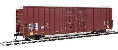 Walthers Mainline 910-3005 HO Scale 60' High-Cube Plate F Boxcar - Ready to Run -- TTX TOBX #889069