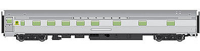 Walthers Mainline 910-30111 HO Scale 85' Budd 10-6 Sleeper - Ready to Run -- Southern Railway (silver)