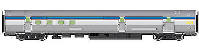 Walthers Mainline 30309 HO Scale 85' Budd Baggage Post Office -Via Rail Canada