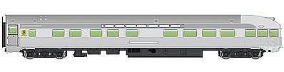 Walthers Mainline 30362 HO Scale 85' Budd Observation Southern Railway