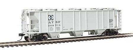 Walthers Mainline 910-7005 HO Scale 50' Pullman-Standard PS-2 2893 3-Bay Covered Hopper - Ready to Run -- Santa Fe #300718