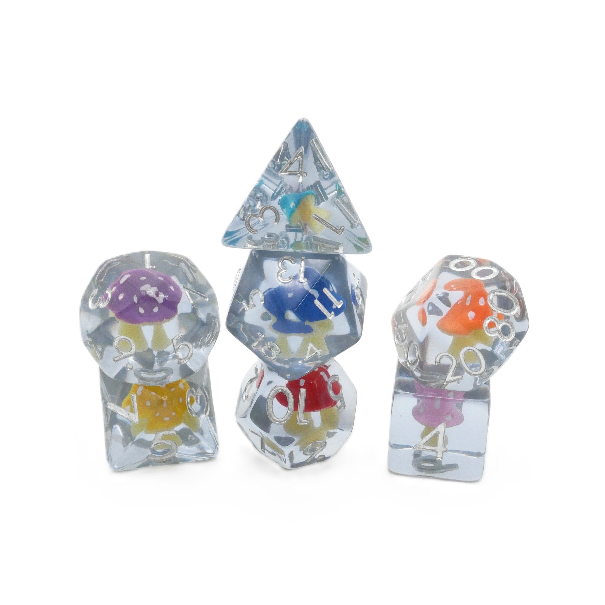 Woodland Trip - 7 Piece DnD Dice Set | Acrylic RPG Gaming Dice