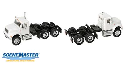Walthers SceneMaster 949-11180 HO Scale International(R) 4900 Dual-Axle Semi Tractor Only - Assembled -- White