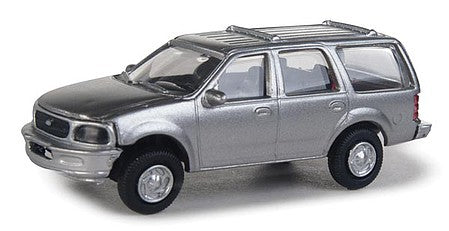 Walthers Scenemaster 949-12043 HO Scale Ford(R) Expedition Special Service Vehicle (SSV) -- Unmarked Unit (silver, no lights)