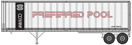Walthers SceneMaster 949-2515 HO Scale 40' Trailmobile Trailer 2Pk Preferrd Pool