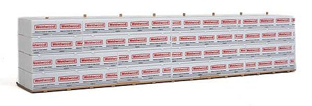 Walthers SceneMaster 949-3125 HO Scale Wrapped Lumber Load for WalthersProto CC&F Bulkhead Flatcar -- Weldwood of Canada