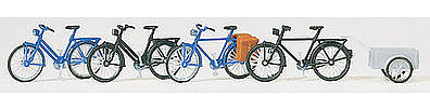Walthers SceneMaster 949-4124 HO Scale Bikes with Accessories -- Kit