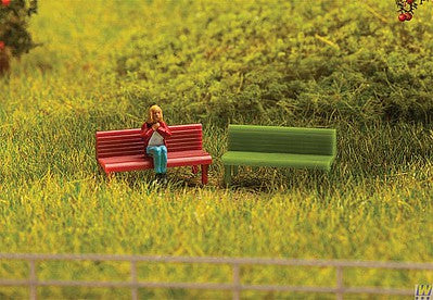 Walthers SceneMaster 949-4146 HO Scale Benches pkg(8)
